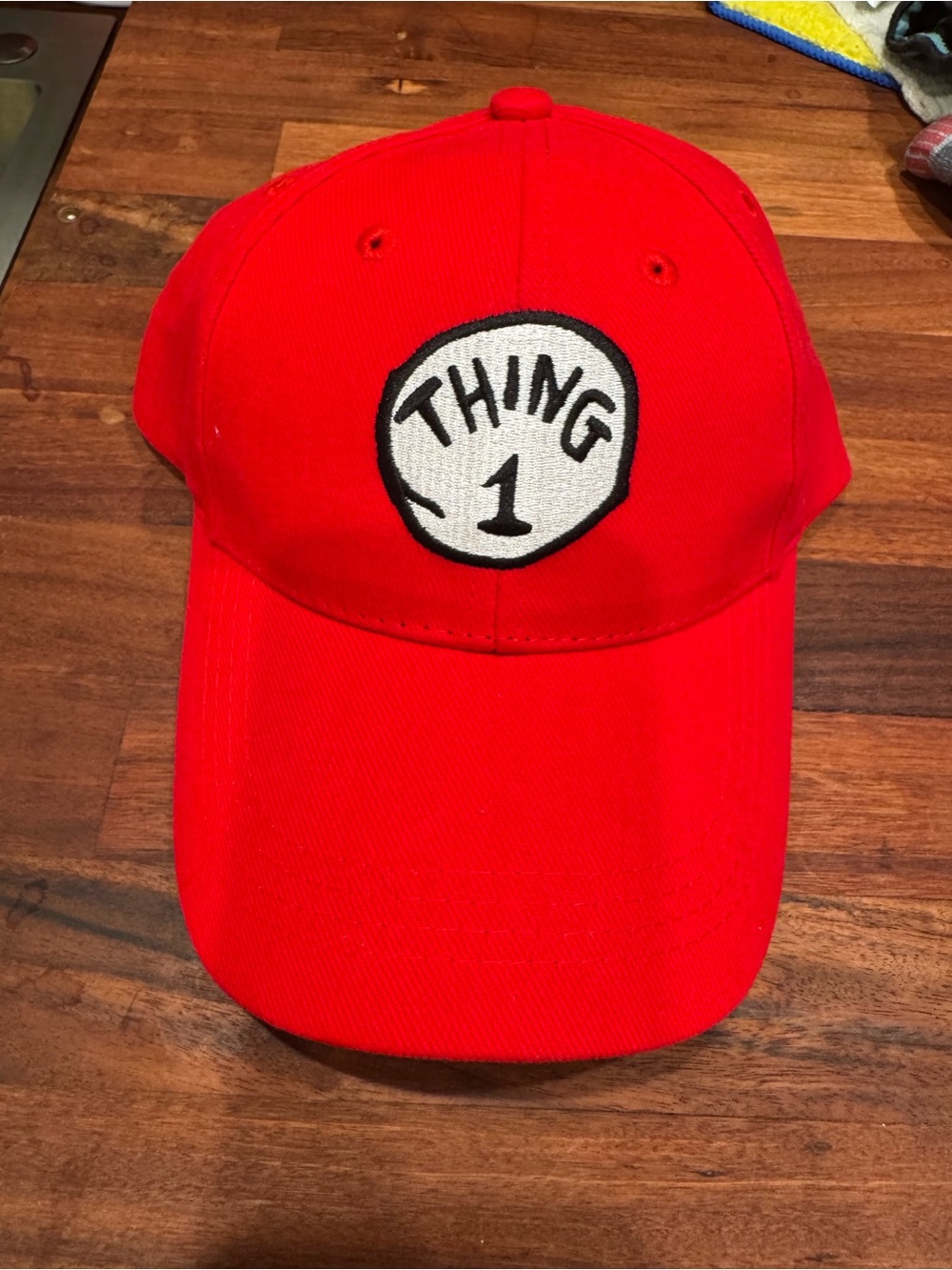 Thing 1 Red Kids Hat - Character Embroidered Cap